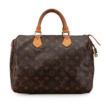 Brown Louis Vuitton Monogram Speedy 30 Boston Bag