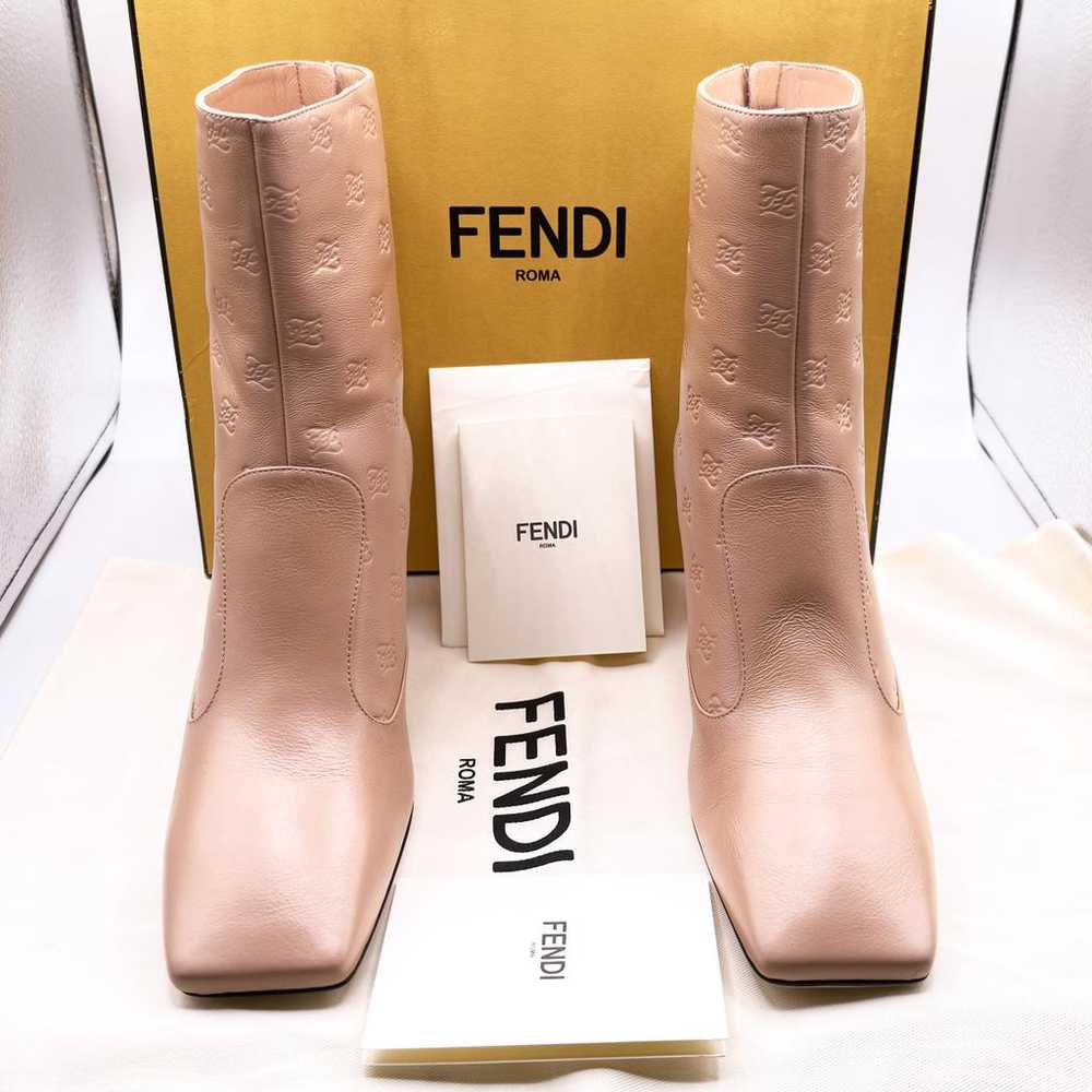 Fendi Leather ankle boots - image 2