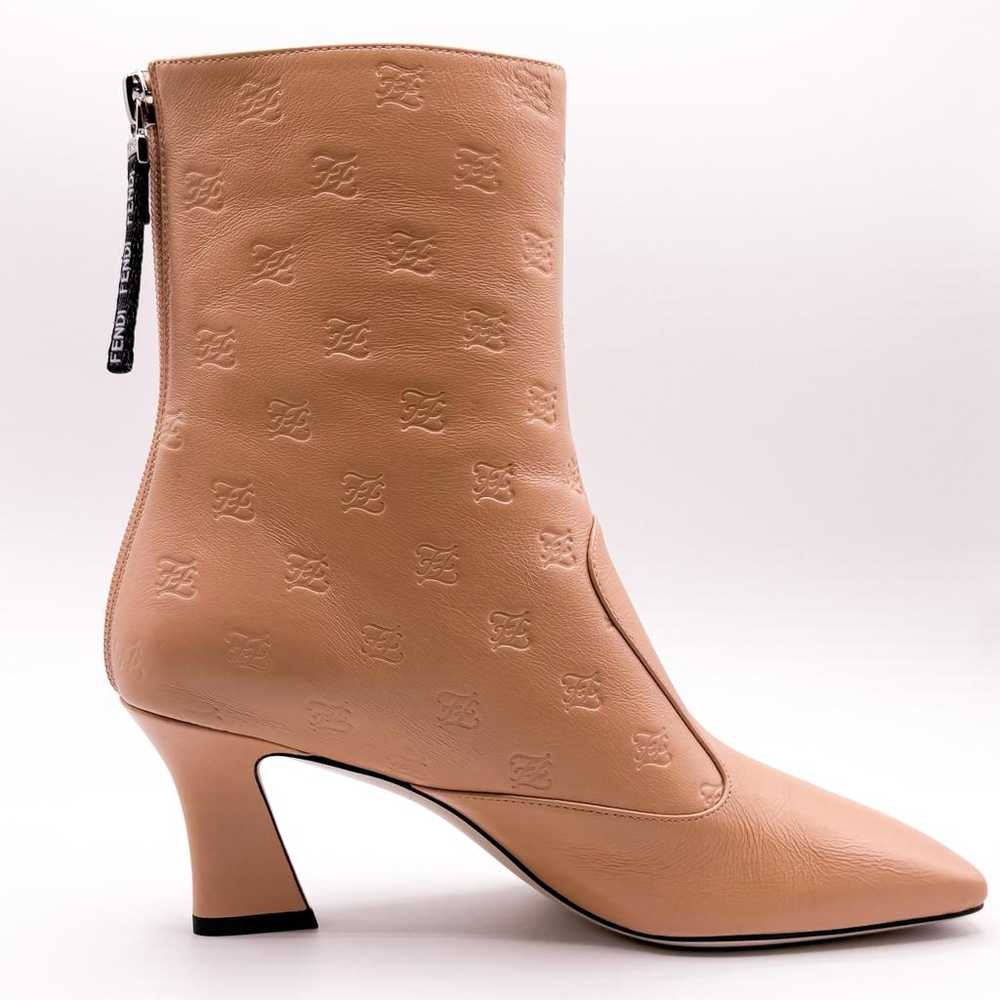 Fendi Leather ankle boots - image 6