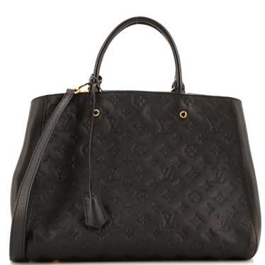 Louis Vuitton Montaigne Handbag Monogram Empreinte