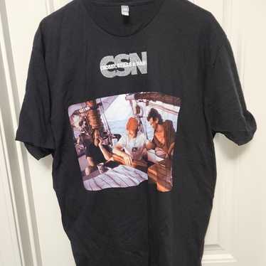 Graham Nash TOUR '86 LSシャツ CSN Graham Nash TOUR '86 LSシャツ CSN 1980's CROSBY & NASH