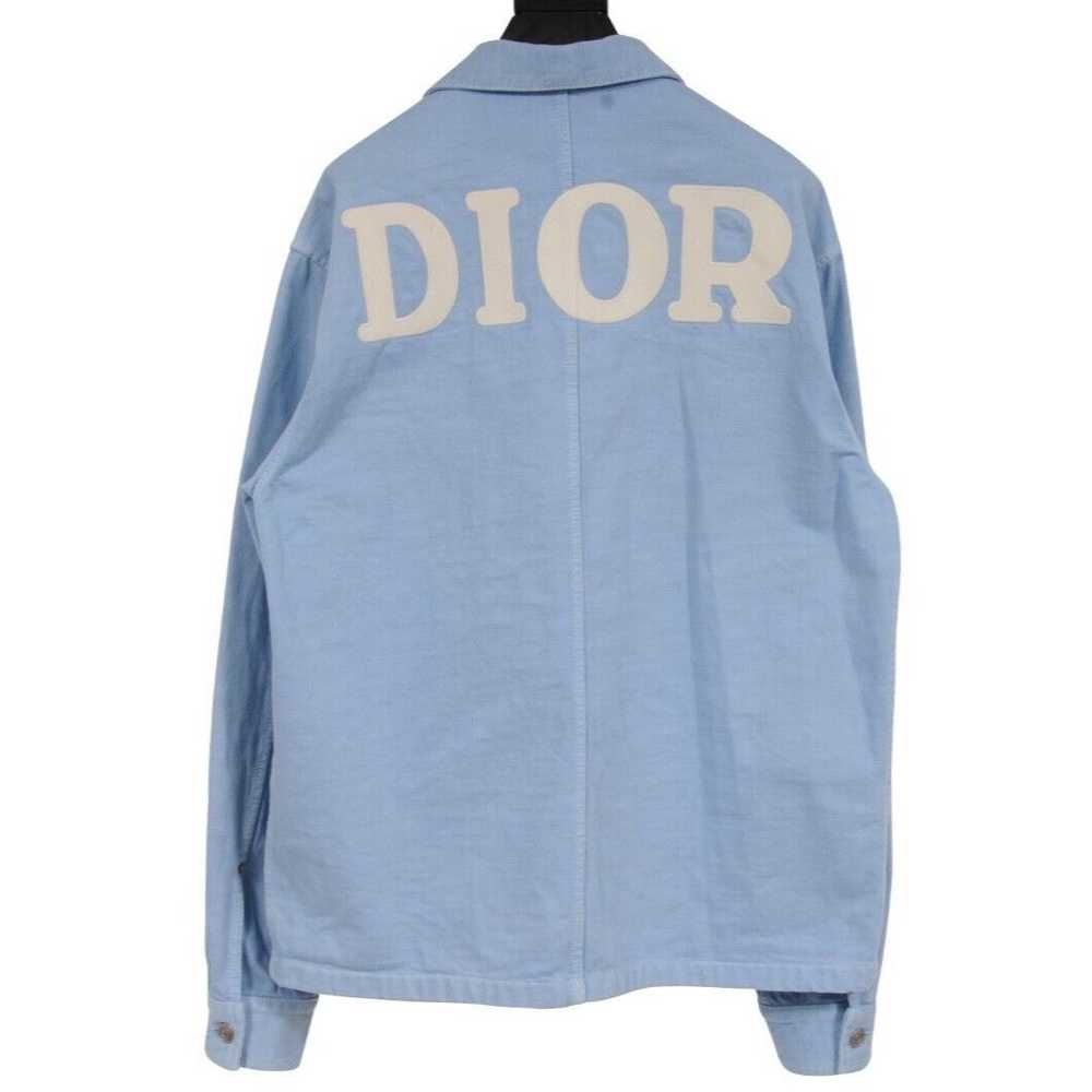 Dior 1947 Logo Denim Jacket Light Blue White - 01… - image 1