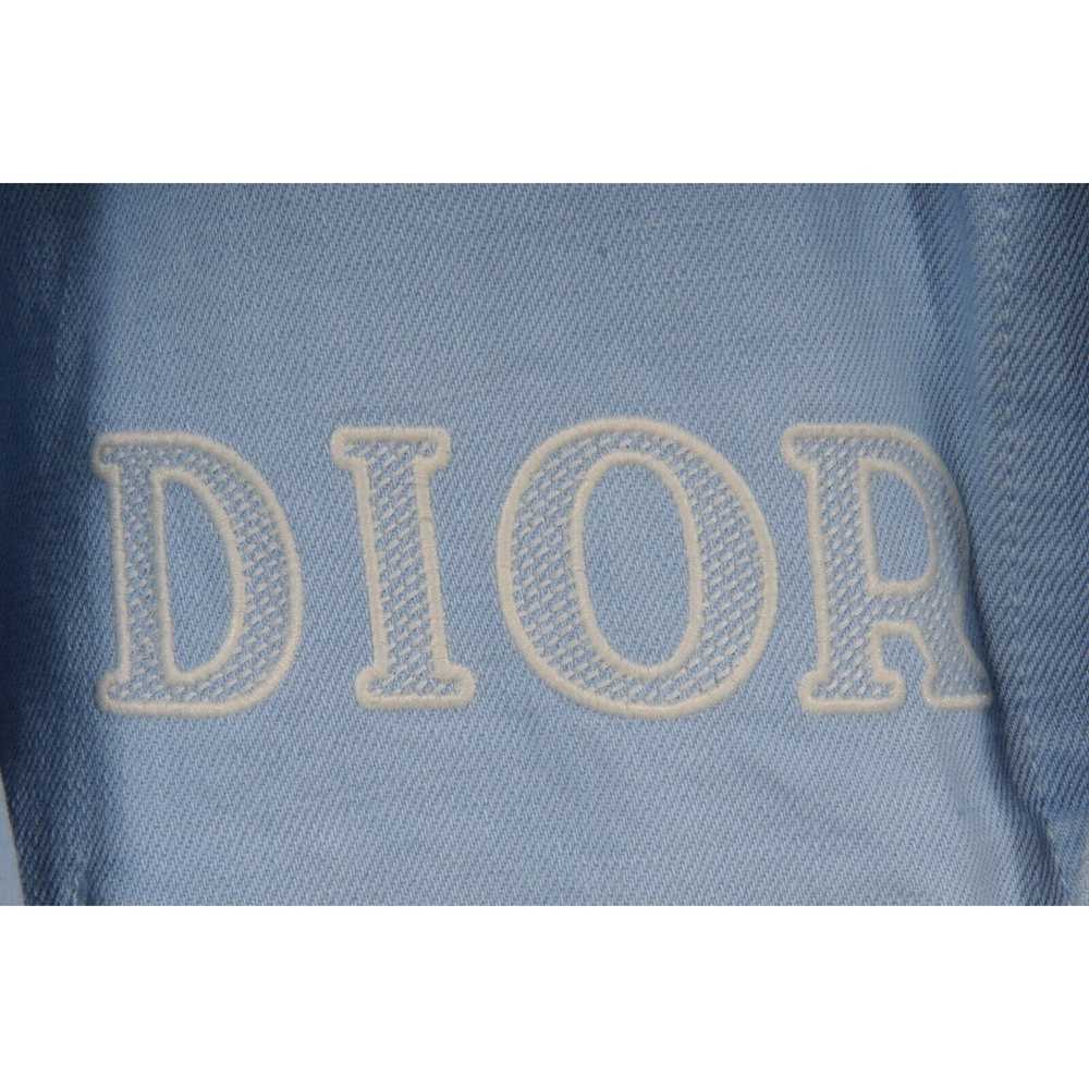 Dior 1947 Logo Denim Jacket Light Blue White - 01… - image 4