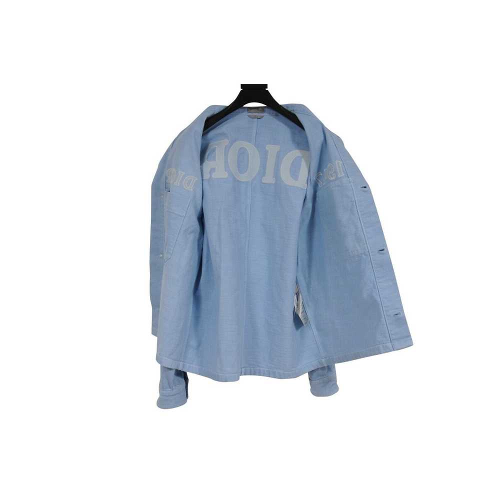 Dior 1947 Logo Denim Jacket Light Blue White - 01… - image 8