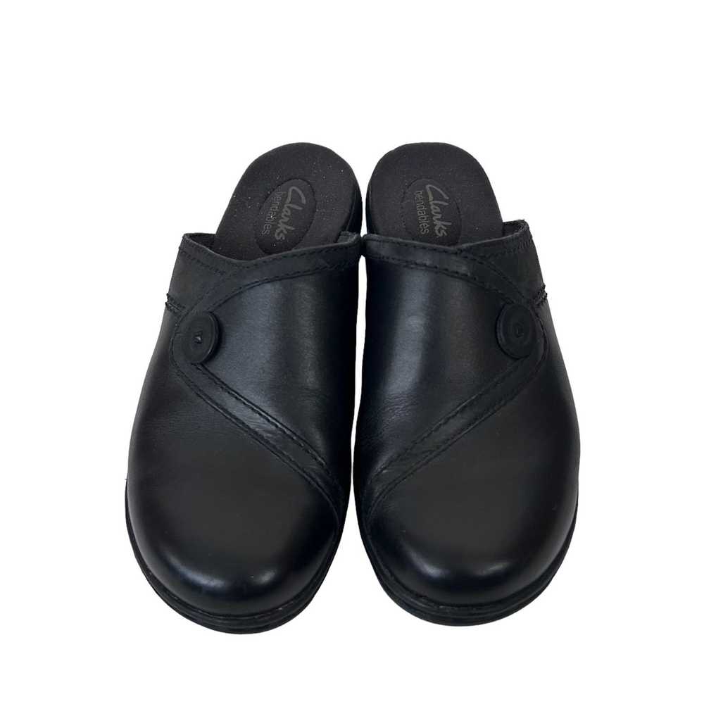 Clarks Clarks Bendables Black Leather Slip On Clo… - image 3