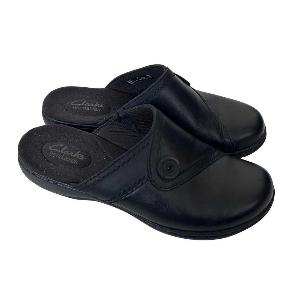 Clarks Clarks Bendables Black Leather Slip On Clo… - image 7