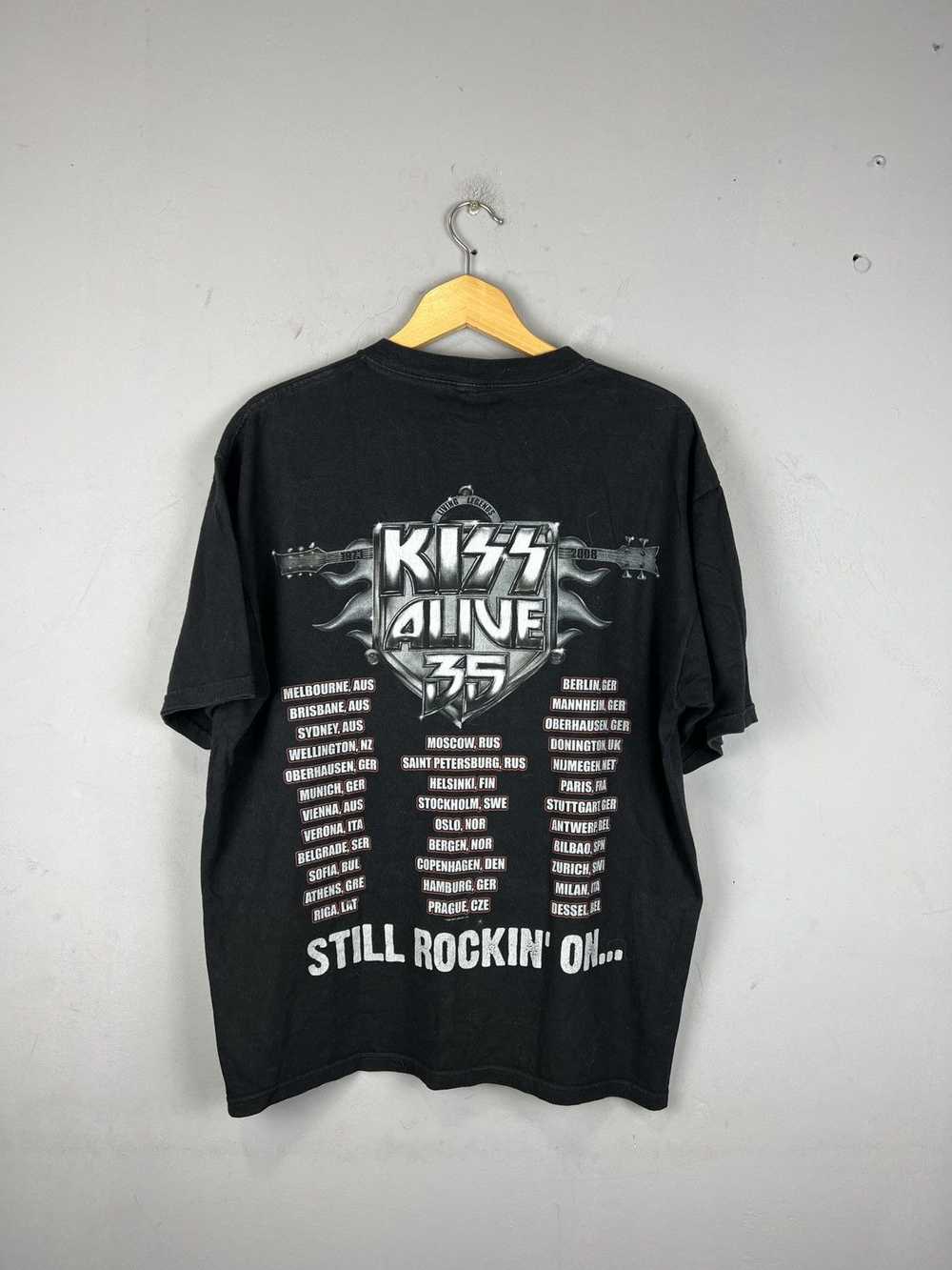 Band Tees × Kiss × Tour Tee Vintage 2008 KISS Tou… - image 3