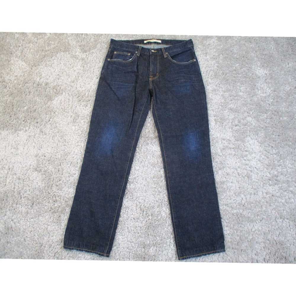 Vintage Big Star Faded Dark Blue Denim Mens Strai… - image 1