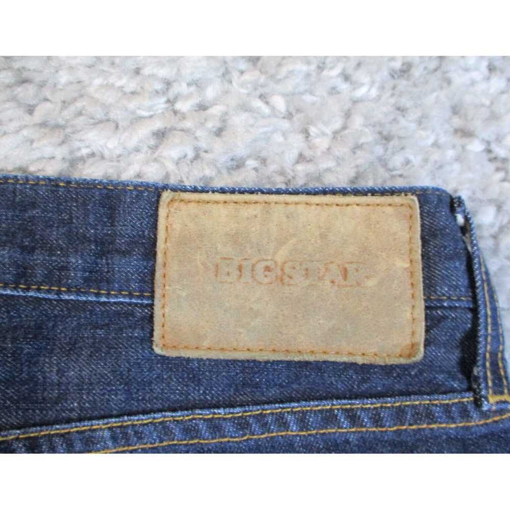 Vintage Big Star Faded Dark Blue Denim Mens Strai… - image 5