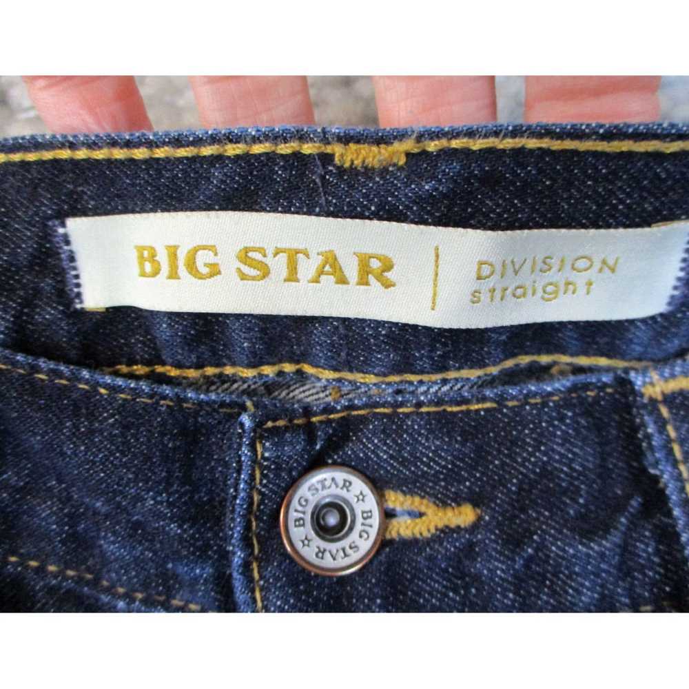 Vintage Big Star Faded Dark Blue Denim Mens Strai… - image 6