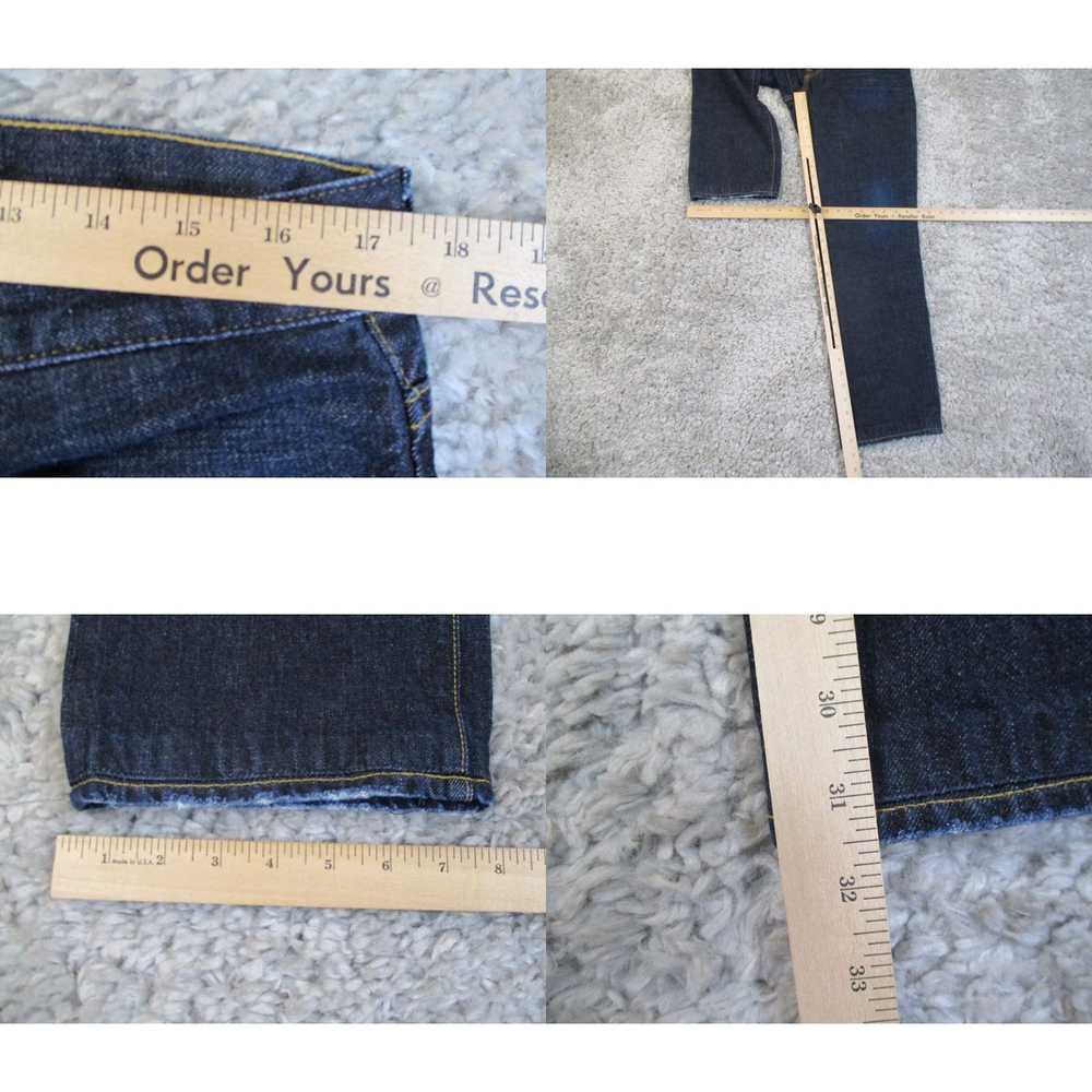 Vintage Big Star Faded Dark Blue Denim Mens Strai… - image 8