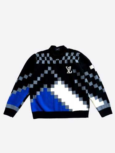 Louis Vuitton Louis Vuitton Black Pixel Logo Knit 