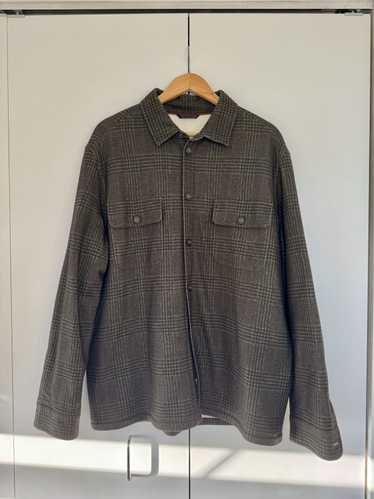 Loro Piana Kirkhill Glen Check Cashmere Overshirt 