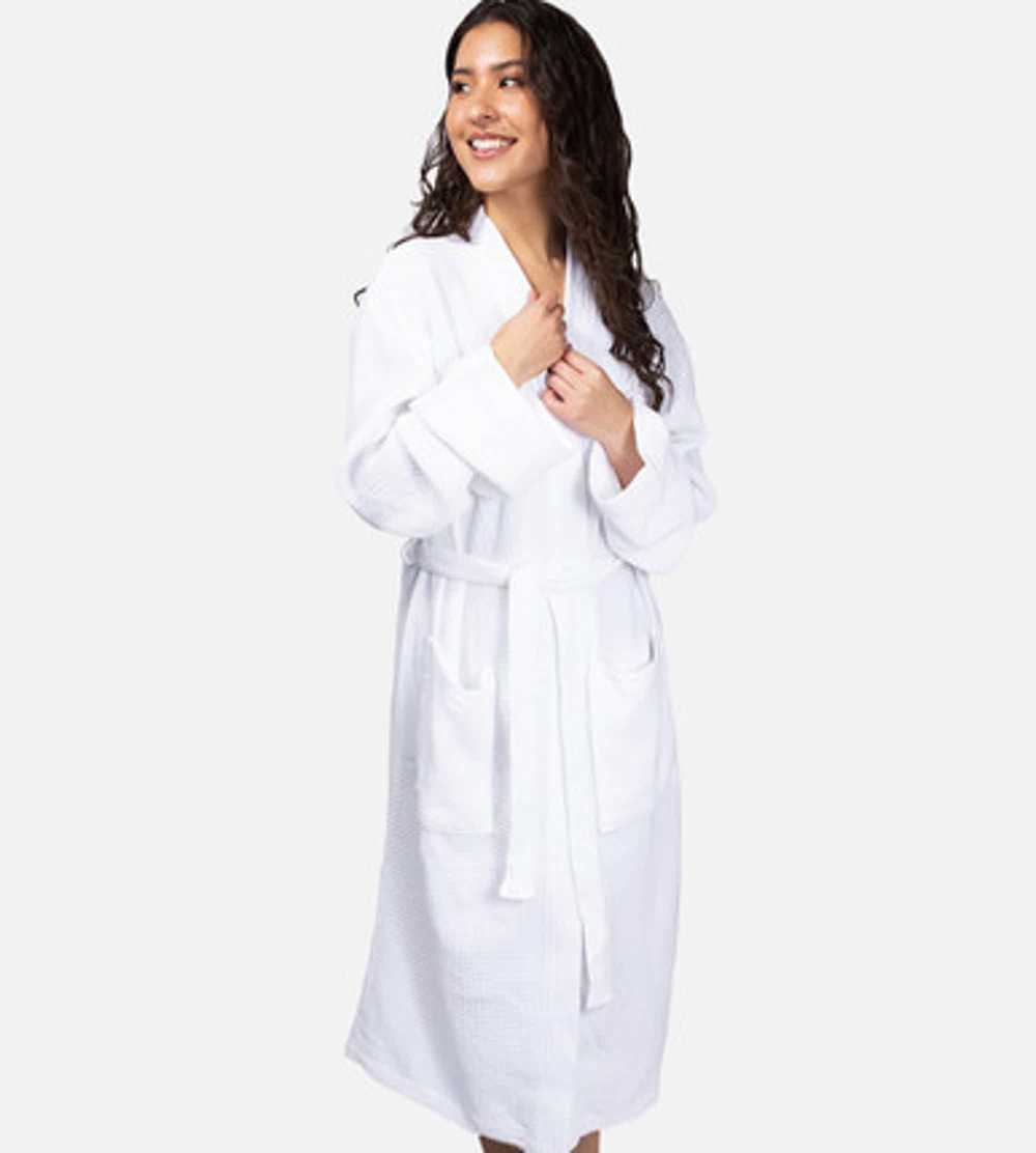 Cariloha Bamboo Waffle Knit Robe (Unisex) - image 4