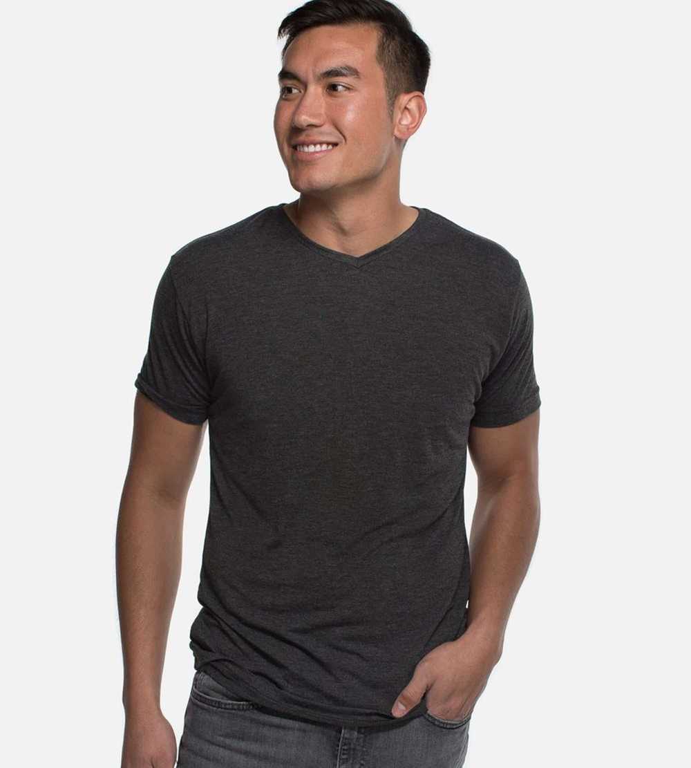 Cariloha Men's Bamboo V-Neck Tee - image 1