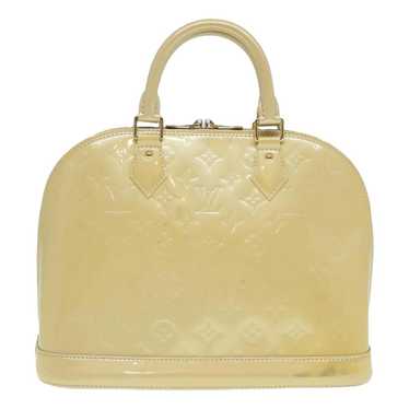 Louis Vuitton Alma patent leather handbag