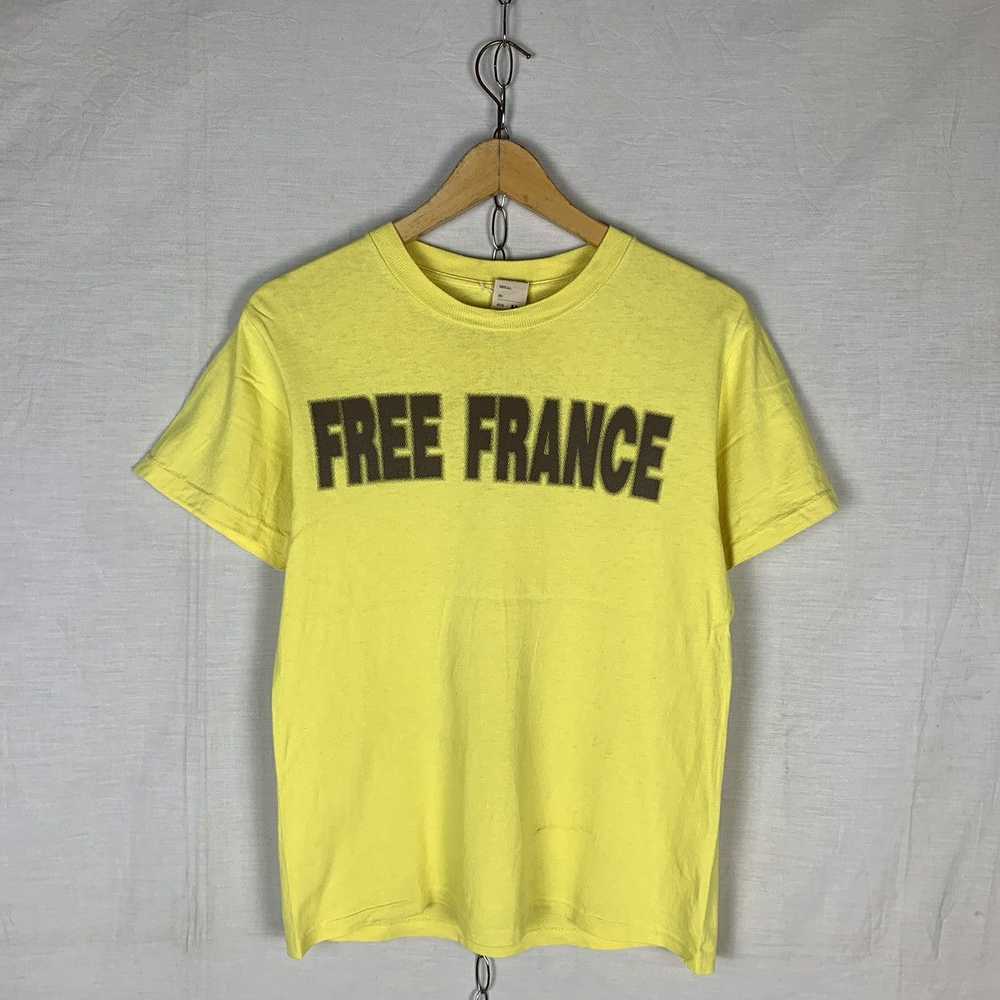 Streetwear × Vintage Vintage Free France Tshirt W… - image 2