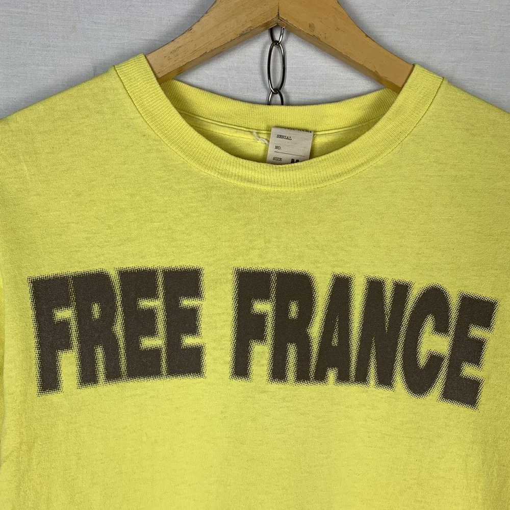 Streetwear × Vintage Vintage Free France Tshirt W… - image 4