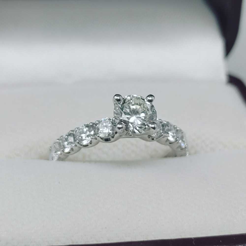 14k GIA Certified 0.80ct VS1/J Diamond Engagement… - image 1