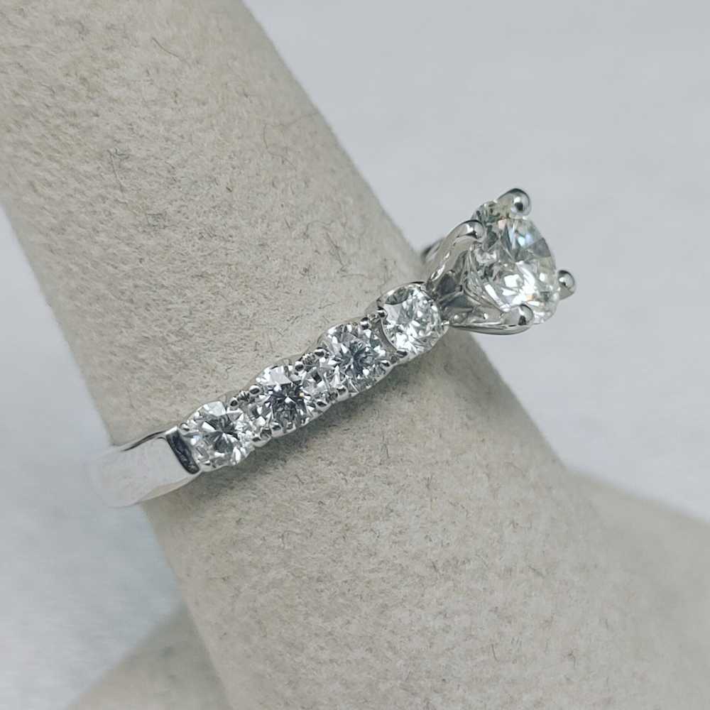 14k GIA Certified 0.80ct VS1/J Diamond Engagement… - image 4