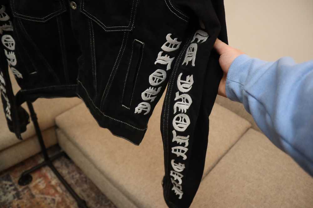 Vlone Vlone Old English Denim Jacket - image 4