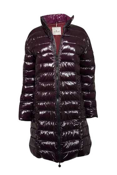 Moncler - Dark Purple Shiny puffer Coat Sz L