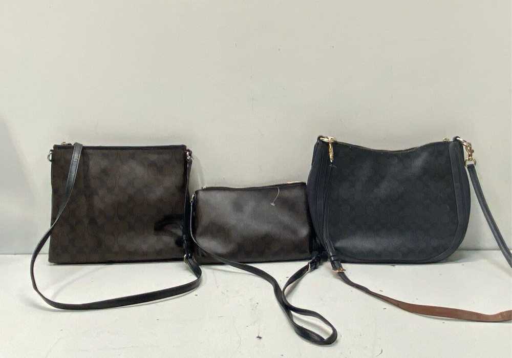 Coach Assorted Lot of 3 Canvas Shoulder Bags - image 2