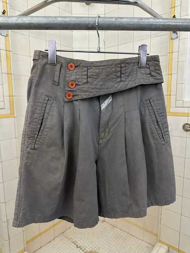 1980s Vintage Shorts with Integrated Beltloop Wrap