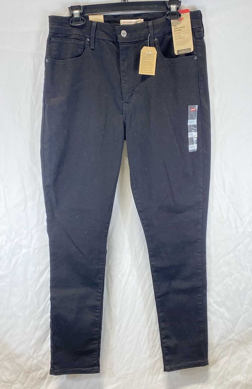 NWT Levi's 721 Womens Black High-Rise Dark Wash D… - image 1