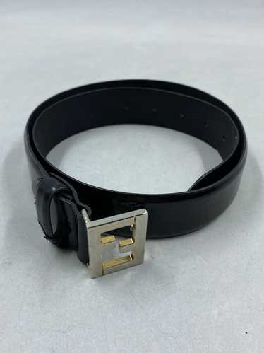 Authentic Fendi Black Leather Belt