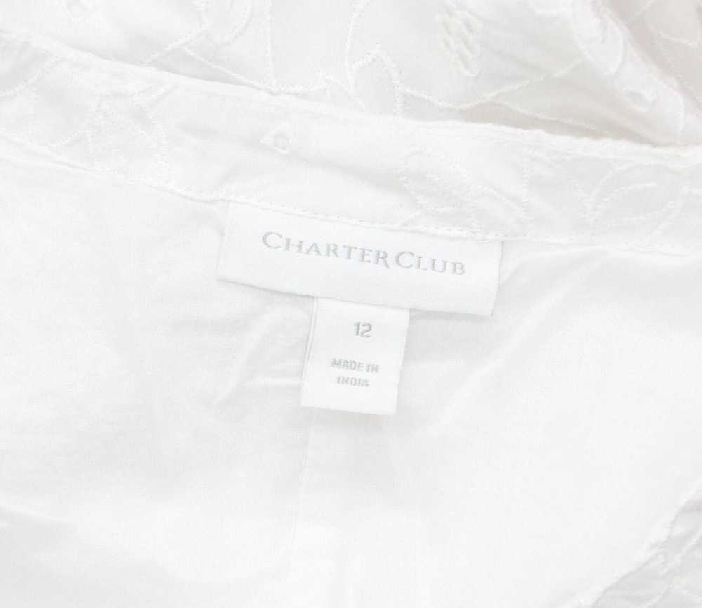 Charter Club Charter Club Eyelet Flounce Wrap Dre… - image 4