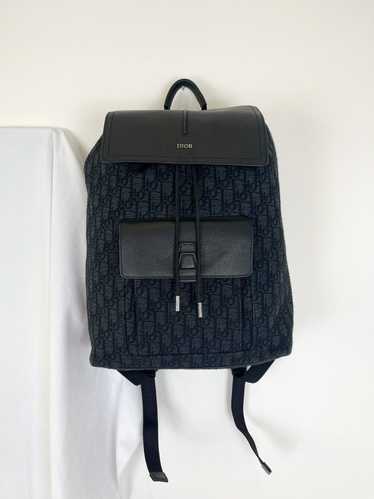 Dior Dior Oblique Monogram Motion Backpack Leathe… - image 1