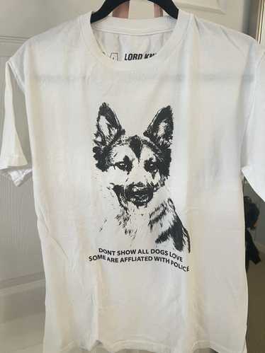 Streetwear Lord knows dog graphic tee