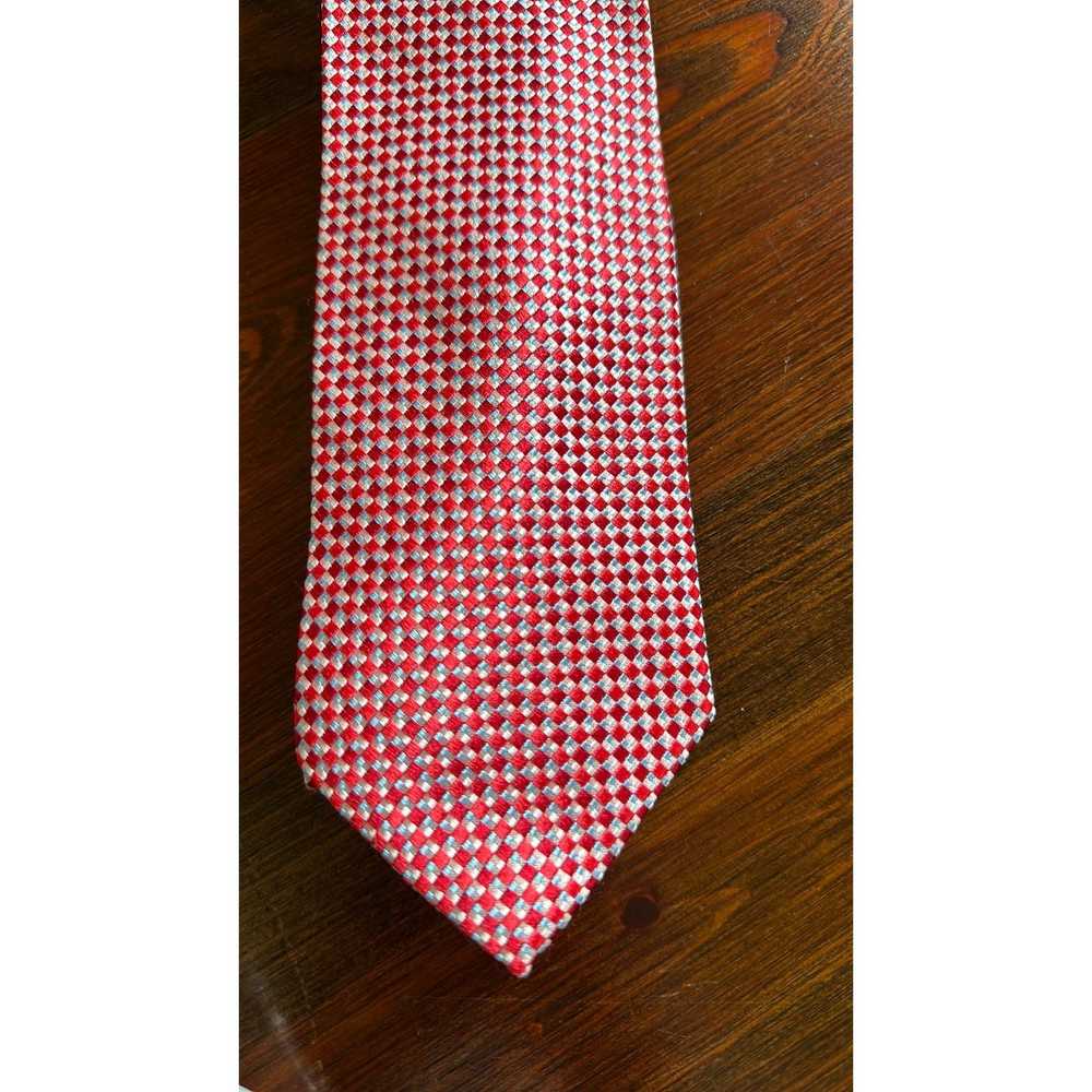 Stafford Stafford | Men’s Red & White Dress Tie |… - image 1