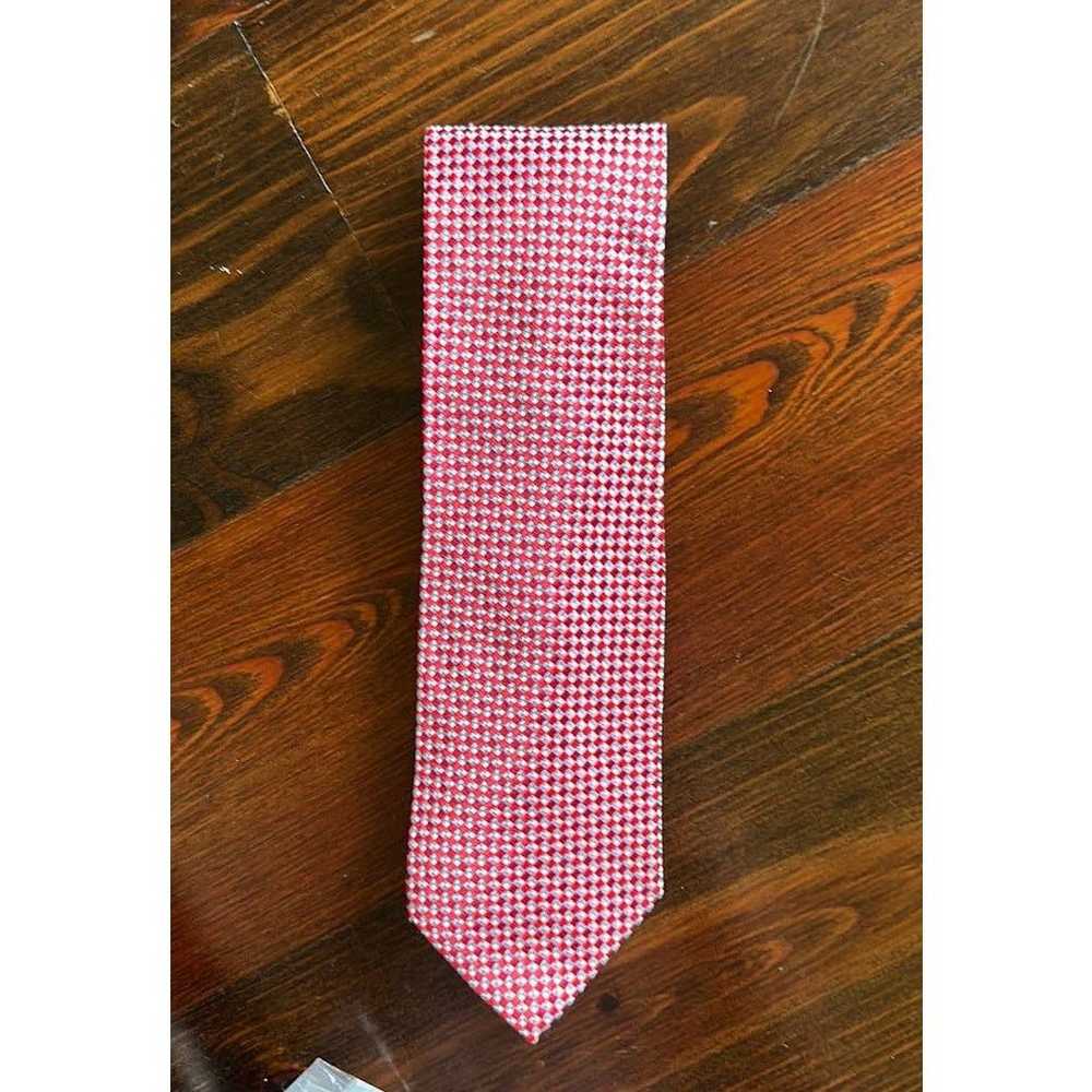 Stafford Stafford | Men’s Red & White Dress Tie |… - image 3