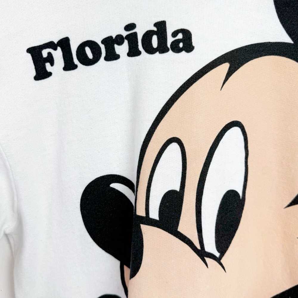 Disney Vintage Florida Mickey Mouse White Sweatsh… - image 2