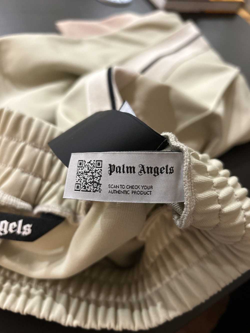 Palm Angels Cream Side Stripe Logo Pant - image 9