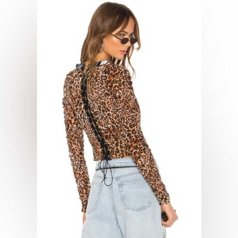 I Am Gia I.AM.GIA Chelsea Leopard Print Corset Lo… - image 10