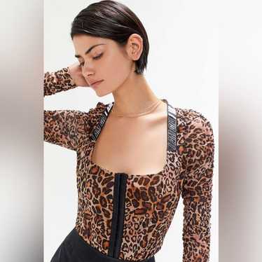 I Am Gia I.AM.GIA Chelsea Leopard Print Corset Lo… - image 1