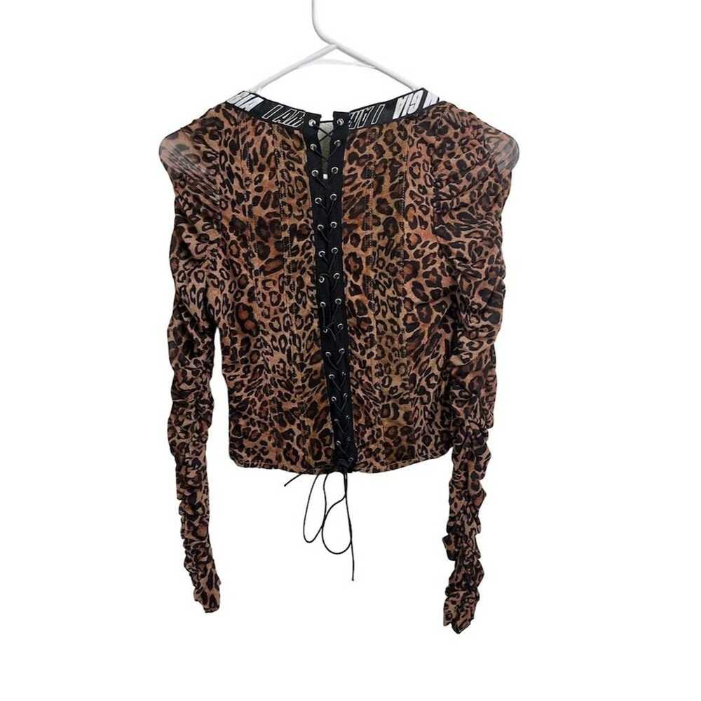 I Am Gia I.AM.GIA Chelsea Leopard Print Corset Lo… - image 4