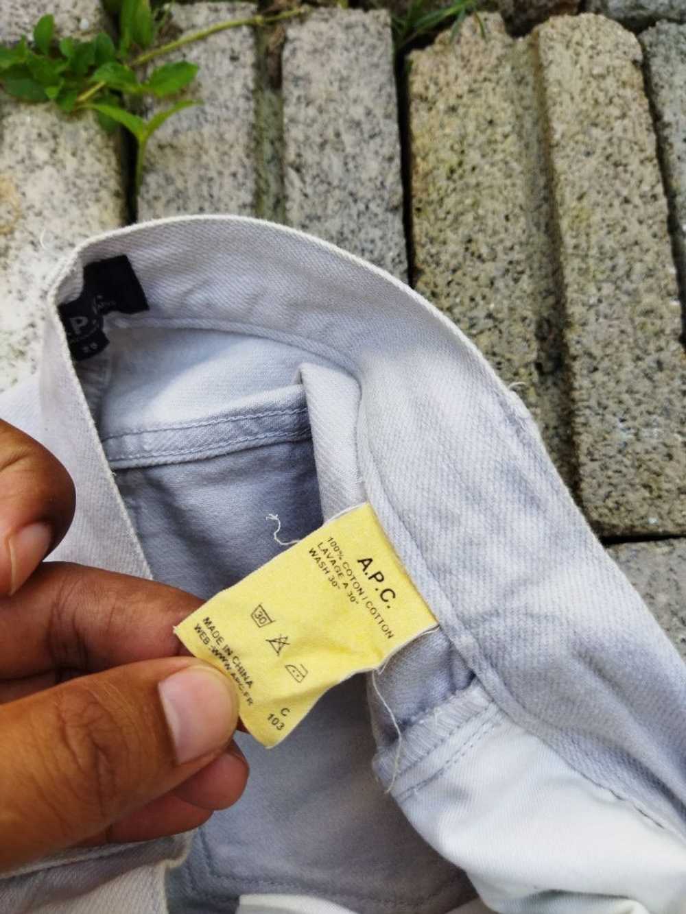 A.P.C. × Designer × Rare Rare A.P.C Grey Jeans - image 3