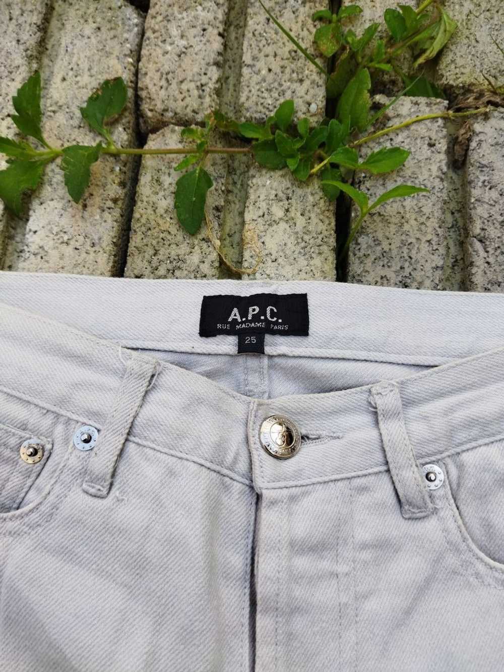 A.P.C. × Designer × Rare Rare A.P.C Grey Jeans - image 4