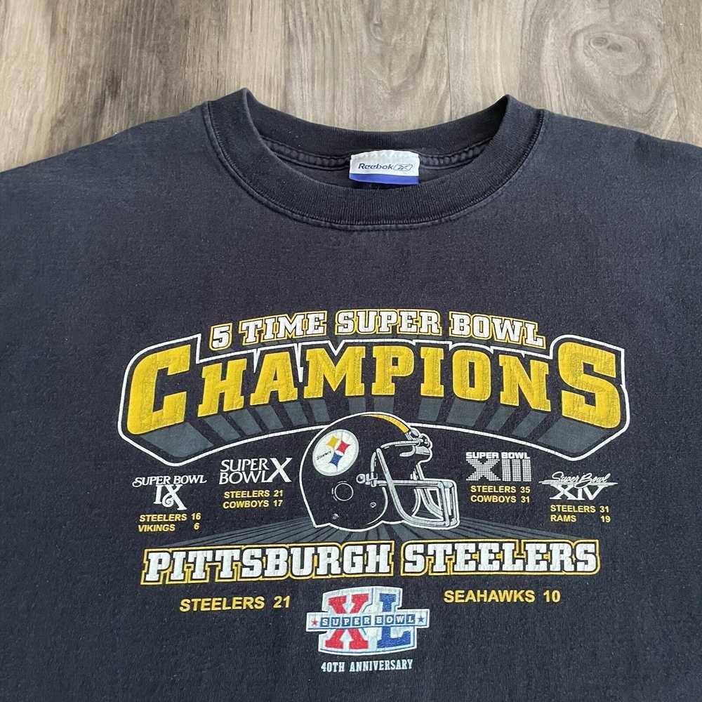 NFL × Vintage Vintage Y2K Pittsburgh Steelers T-S… - image 3