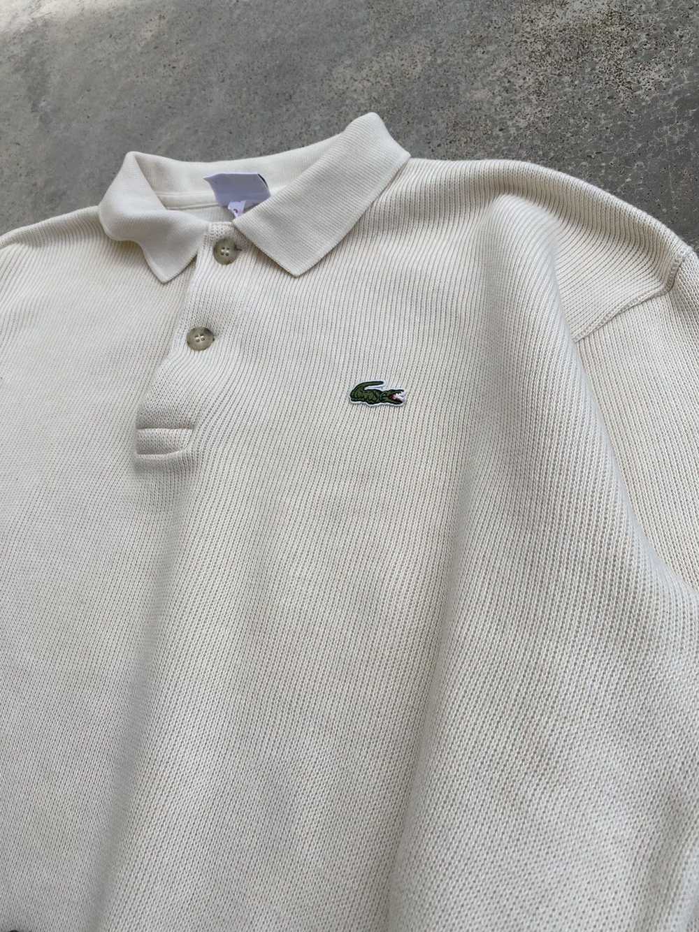 Lacoste × Vintage Vintage Chemise Lacoste Knitwea… - image 3