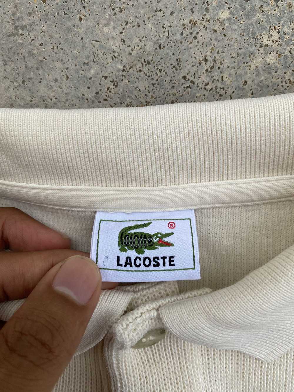 Lacoste × Vintage Vintage Chemise Lacoste Knitwea… - image 6