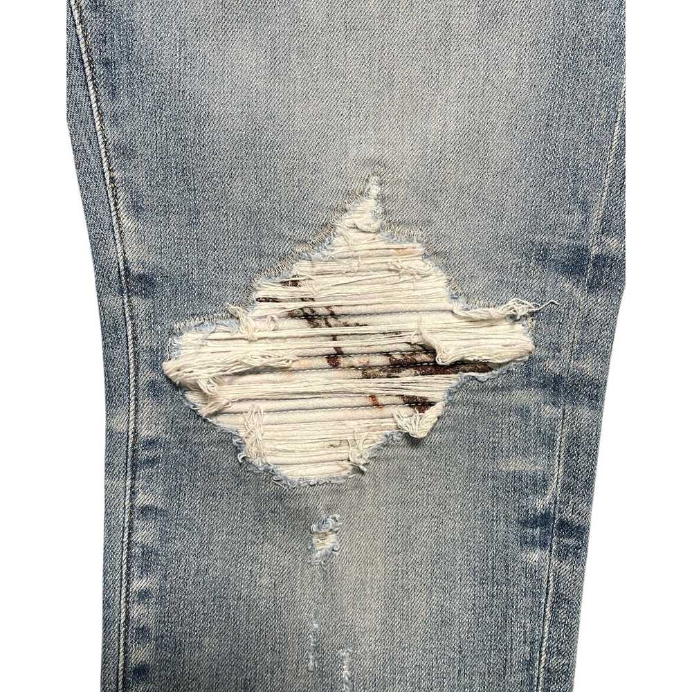 Amiri Amiri MX1 Marble Patch Jeans Clay Indigo - image 3