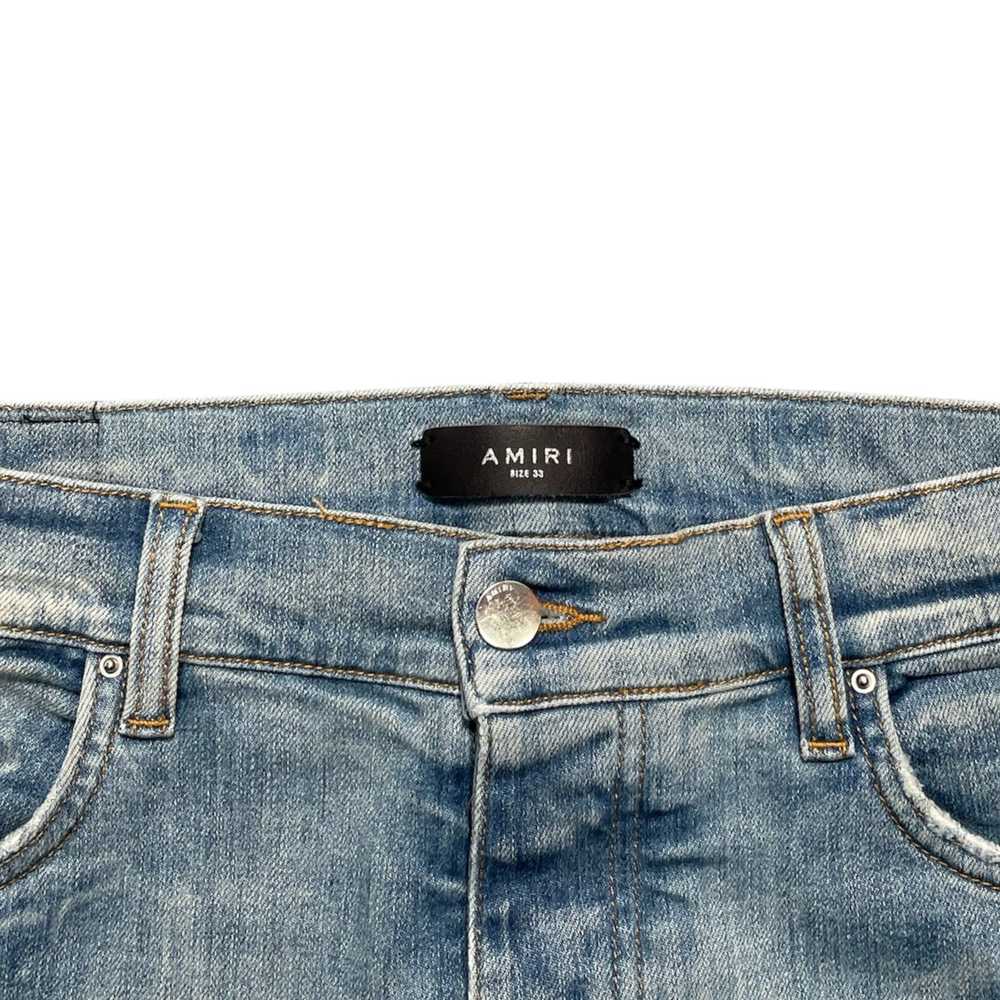 Amiri Amiri MX1 Marble Patch Jeans Clay Indigo - image 4