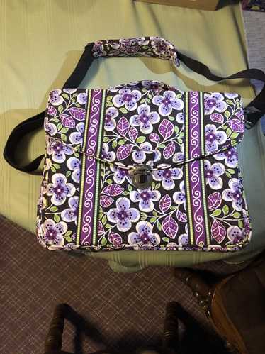 Designer Vera Bradley Chic Floral Messenger Bag