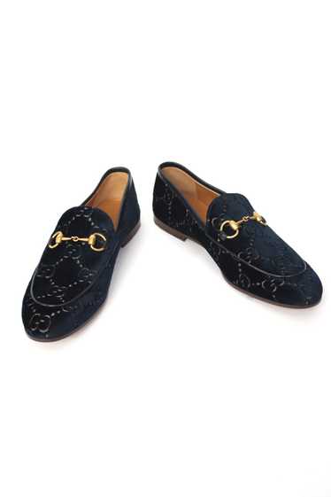 Gucci Jordaan Horsebit Velvet Loafer*