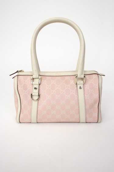 Gucci Abbey Boston GG Canvas Bag